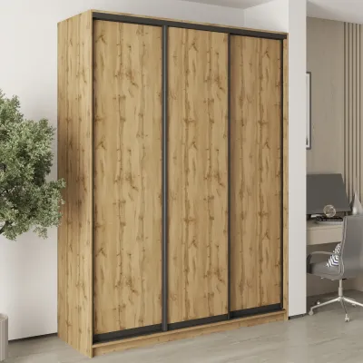 Шкаф-купе трехдверный Mebel Star Стандарт BG 180х60х240 см Дуб тахо (MBS-8646)