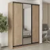 Шафа-купе тридверна Mebel Star Стандарт BG 180х60х240 см Дуб сонома (MBS-8682)