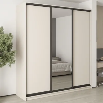 Шкаф-купе трехдверный Mebel Star Стандарт BG 220х60х240 см Кашемир (MBS-8698)