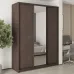 Шафа-купе тридверна Mebel Star Стандарт BG 180х45х240 см Дуб ристрето (MBS-8724)