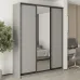 Шафа-купе тридверна Mebel Star Стандарт BG 180х45х240 см Серая мышка (MBS-8736)