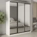 Шафа-купе тридверна Mebel Star Стандарт BG 200х60х240 см Аляска білий (MBS-8768)