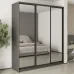 Шкаф-купе трехдверный Mebel Star Стандарт BG 210х45х240 см Антрацит (MBS-8775)