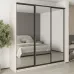 Шафа-купе тридверна Mebel Star Стандарт BG 230х60х240 см Кашемір (MBS-8807)