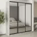 Шафа-купе тридверна Mebel Star Стандарт BG 210х60х240 см Бетон (MBS-8817)