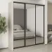 Шафа-купе тридверна Mebel Star Стандарт BG 210х60х240 см Аляска сірий (MBS-8829)