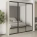Шафа-купе тридверна Mebel Star Стандарт BG 220х60х240 см Аляска сірий (MBS-8830)