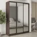 Шафа-купе тридверна Mebel Star Стандарт BG 180х60х240 см Дуб ристрето (MBS-8838)