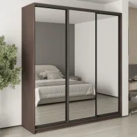 Шкаф-купе трехдверный Mebel Star Стандарт BG 220х60х240 см Дуб ристрето (MBS-8842) Шкаф-купе трехдверный Mebel Star Стандарт BG 220х60х240 см Дуб ристрето (MBS-8842)
