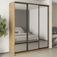 Шафа-купе тридверна Mebel Star Стандарт BG 210х45х240 см Дуб тахо (MBS-8859) Шафа-купе тридверна Mebel Star Стандарт BG 210х45х240 см Дуб тахо (MBS-8859)