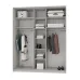Шафа-купе тридверна Mebel Star Стандарт BG 200х60х240 см Дуб тахо (MBS-8864) Шафа-купе тридверна Mebel Star Стандарт BG 200х60х240 см Дуб тахо (MBS-8864)