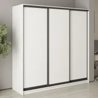 Шкаф-купе трехдверный Mebel Star Комбо BG 210х60х210 см Аляска белый (MBS-8881)