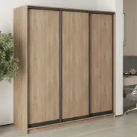 Шафа-купе тридверна Mebel Star Комбо BG 190х60х210 см Дуб сонома (MBS-8919) Шафа-купе тридверна Mebel Star Комбо BG 190х60х210 см Дуб сонома (MBS-8919)
