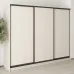Шафа-купе тридверна Mebel Star Комбо BG 260х45х210 см Кашемір (MBS-8936)