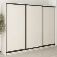 Шафа-купе тридверна Mebel Star Комбо BG 270х45х210 см Кашемір (MBS-8937)