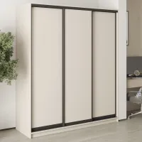 Шафа-купе тридверна Mebel Star Комбо BG 180х60х210 см Кашемір (MBS-8938)