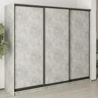 Шафа-купе тридверна Mebel Star Комбо BG 240х45х210 см Бетон (MBS-8954) Шафа-купе тридверна Mebel Star Комбо BG 240х45х210 см Бетон (MBS-8954)