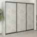 Шафа-купе тридверна Mebel Star Комбо BG 240х45х210 см Бетон (MBS-8954)