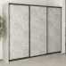 Шафа-купе тридверна Mebel Star Комбо BG 250х45х210 см Бетон (MBS-8955)