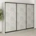 Шафа-купе тридверна Mebel Star Комбо BG 260х45х210 см Бетон (MBS-8956)