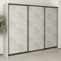 Шафа-купе тридверна Mebel Star Комбо BG 260х60х210 см Бетон (MBS-8966) Шафа-купе тридверна Mebel Star Комбо BG 260х60х210 см Бетон (MBS-8966)
