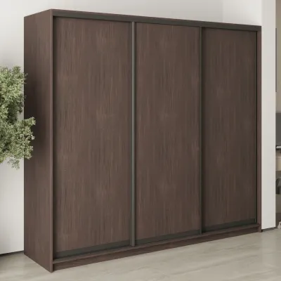 Шафа-купе тридверна Mebel Star Комбо BG 230х45х210 см Дуб ристрето (MBS-8993)