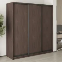 Шафа-купе тридверна Mebel Star Комбо BG 200х60х210 см Дуб ристрето (MBS-9000)
