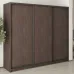 Шафа-купе тридверна Mebel Star Комбо BG 240х60х210 см Дуб ристрето (MBS-9004)
