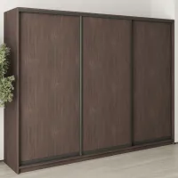 Шафа-купе тридверна Mebel Star Комбо BG 270х60х210 см Дуб ристрето (MBS-9007)