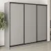 Шафа-купе тридверна Mebel Star Комбо BG 230х45х210 см Серая мышка (MBS-9013)