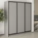 Шкаф-купе трехдверный Mebel Star Комбо BG 180х60х210 см Серая мышка (MBS-9018)
