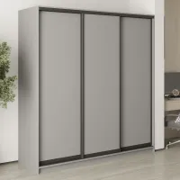 Шкаф-купе трехдверный Mebel Star Комбо BG 200х60х210 см Серая мышка (MBS-9020)