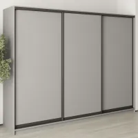 Шафа-купе тридверна Mebel Star Комбо BG 270х60х210 см Серая мышка (MBS-9027) Шафа-купе тридверна Mebel Star Комбо BG 270х60х210 см Серая мышка (MBS-9027)