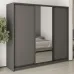 Шкаф-купе трехдверный Mebel Star Комбо BG 230х45х210 см Антрацит (MBS-9073)