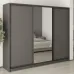 Шкаф-купе трехдверный Mebel Star Комбо BG 250х45х210 см Антрацит (MBS-9075)