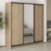 Шафа-купе тридверна Mebel Star Комбо BG 200х60х210 см Дуб сонома (MBS-9100)