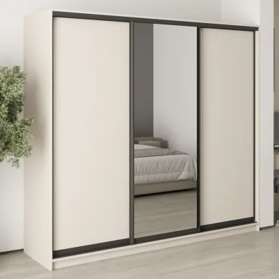 Шкаф-купе трехдверный Mebel Star Комбо BG 230х45х210 см Кашемир (MBS-9113)