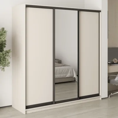 Шкаф-купе трехдверный Mebel Star Комбо BG 200х60х210 см Кашемир (MBS-9120)