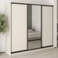 Шкаф-купе трехдверный Mebel Star Комбо BG 230х60х210 см Кашемир (MBS-9123)