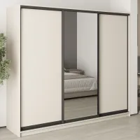 Шкаф-купе трехдверный Mebel Star Комбо BG 240х60х210 см Кашемир (MBS-9124) Шкаф-купе трехдверный Mebel Star Комбо BG 240х60х210 см Кашемир (MBS-9124)