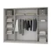 Шафа-купе тридверна Mebel Star Комбо BG 270х60х210 см Кашемір (MBS-9127)