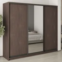 Шафа-купе тридверна Mebel Star Комбо BG 240х45х210 см Дуб ристрето (MBS-9174)