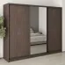 Шафа-купе тридверна Mebel Star Комбо BG 260х60х210 см Дуб ристрето (MBS-9186)