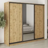 Шкаф-купе трехдверный Mebel Star Комбо BG 230х45х210 см Дуб тахо (MBS-9213)
