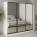 Шкаф-купе трехдверный Mebel Star Комбо BG 220х60х210 см Аляска белый (MBS-9242)