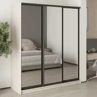 Шкаф-купе трехдверный Mebel Star Комбо BG 180х45х210 см Кашемир (MBS-9288)