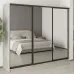 Шкаф-купе трехдверный Mebel Star Комбо BG 250х45х210 см Бетон (MBS-9315)
