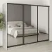 Шафа-купе тридверна Mebel Star Комбо BG 260х45х210 см Бетон (MBS-9316)