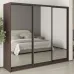Шафа-купе тридверна Mebel Star Комбо BG 240х60х210 см Дуб ристрето (MBS-9364)