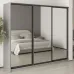 Шафа-купе тридверна Mebel Star Комбо BG 240х45х210 см Серая мышка (MBS-9374)